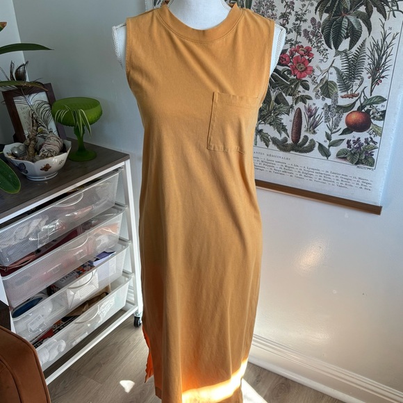 Everlane Dresses & Skirts - 🚨Everlane Sleeveless Midi Dress in Mustard Small